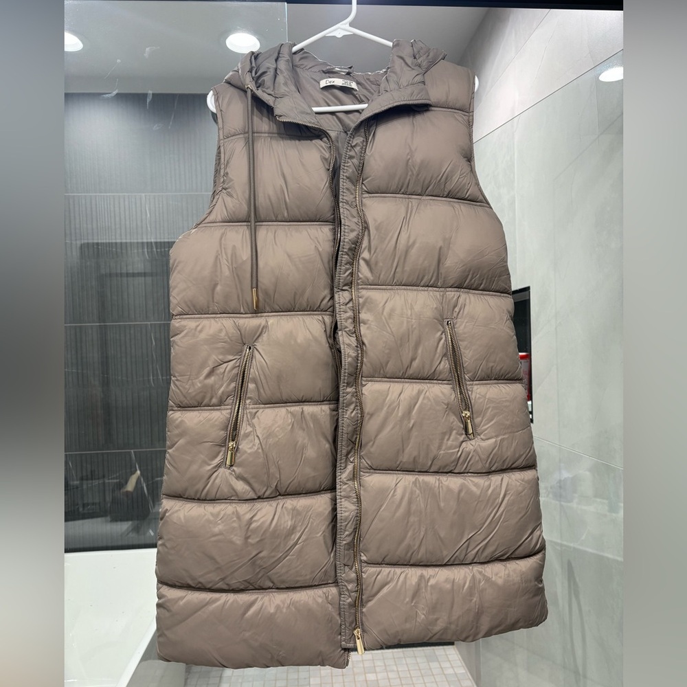 Dex Beige Quilted Jacket